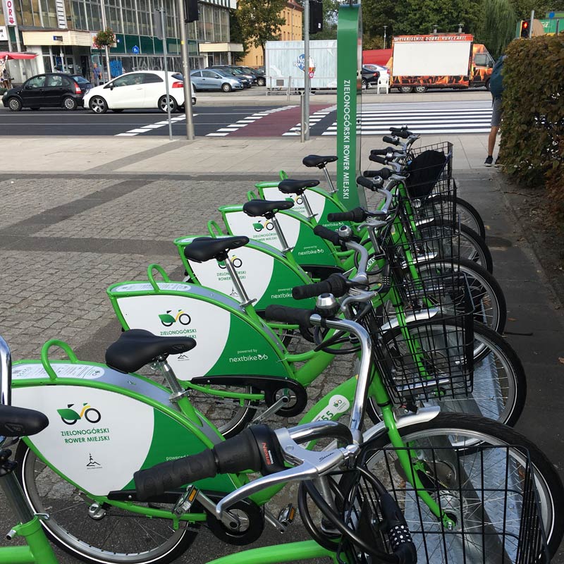 2. urodziny Zielonogórskiego Roweru Miejskiego