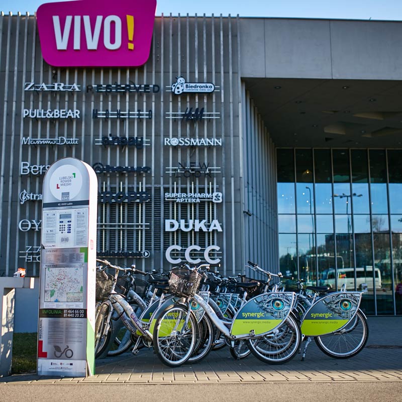 Stacja Rowerowa przy VIVO! Lublin wznowiła działalność