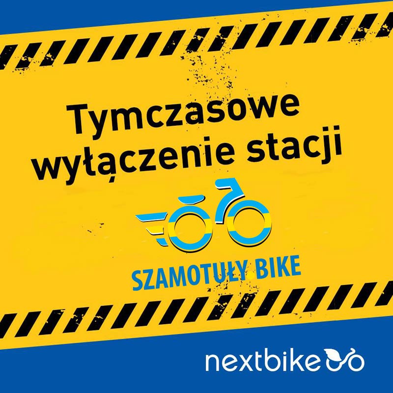 Szamotuły Bike – tymczasowe wyłączenie systemu