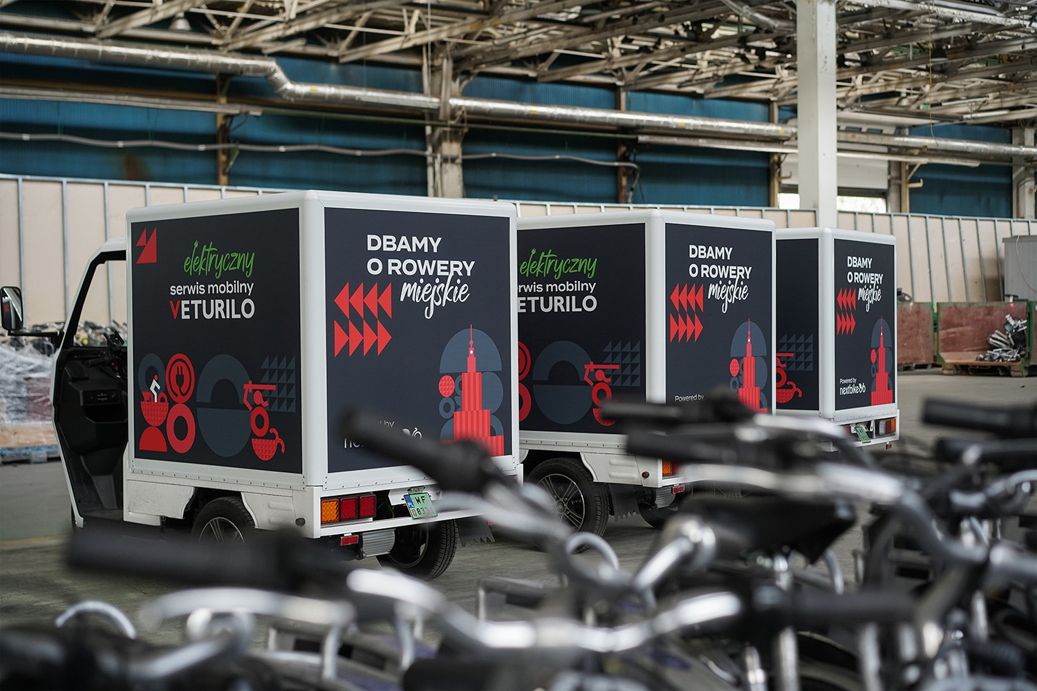 Szybsza obsługa, mniejszy ślad węglowy: Nextbike elektryfikuje flotę serwisową rowerów Veturilo