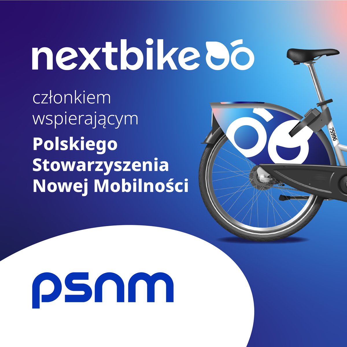 Nextbike Polska członkiem wspierającym Polskiego Stowarzyszenia Nowej Mobilności