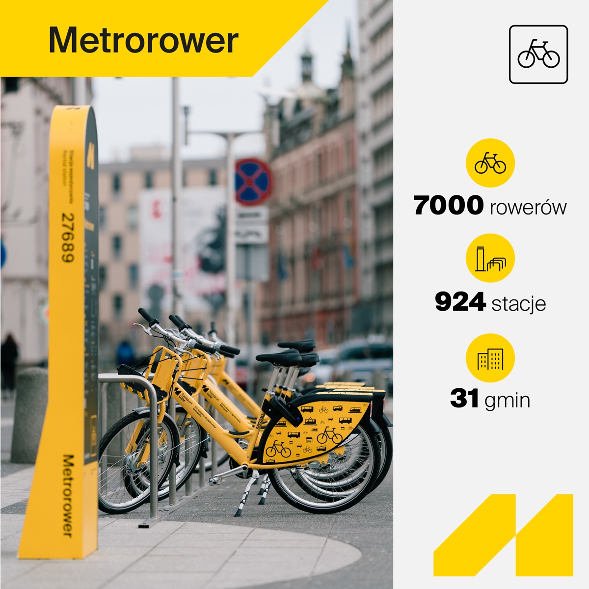 Metrorower na pełnych obrotach – od 1 sierpnia 31 gmin GZM  z 7 tysiącami rowerów