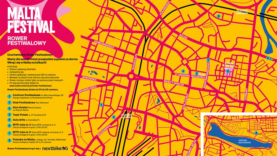 Rower miejski wraca do Poznania. Nextbike i Malta Festival łączą siły w imię nowej mobilności